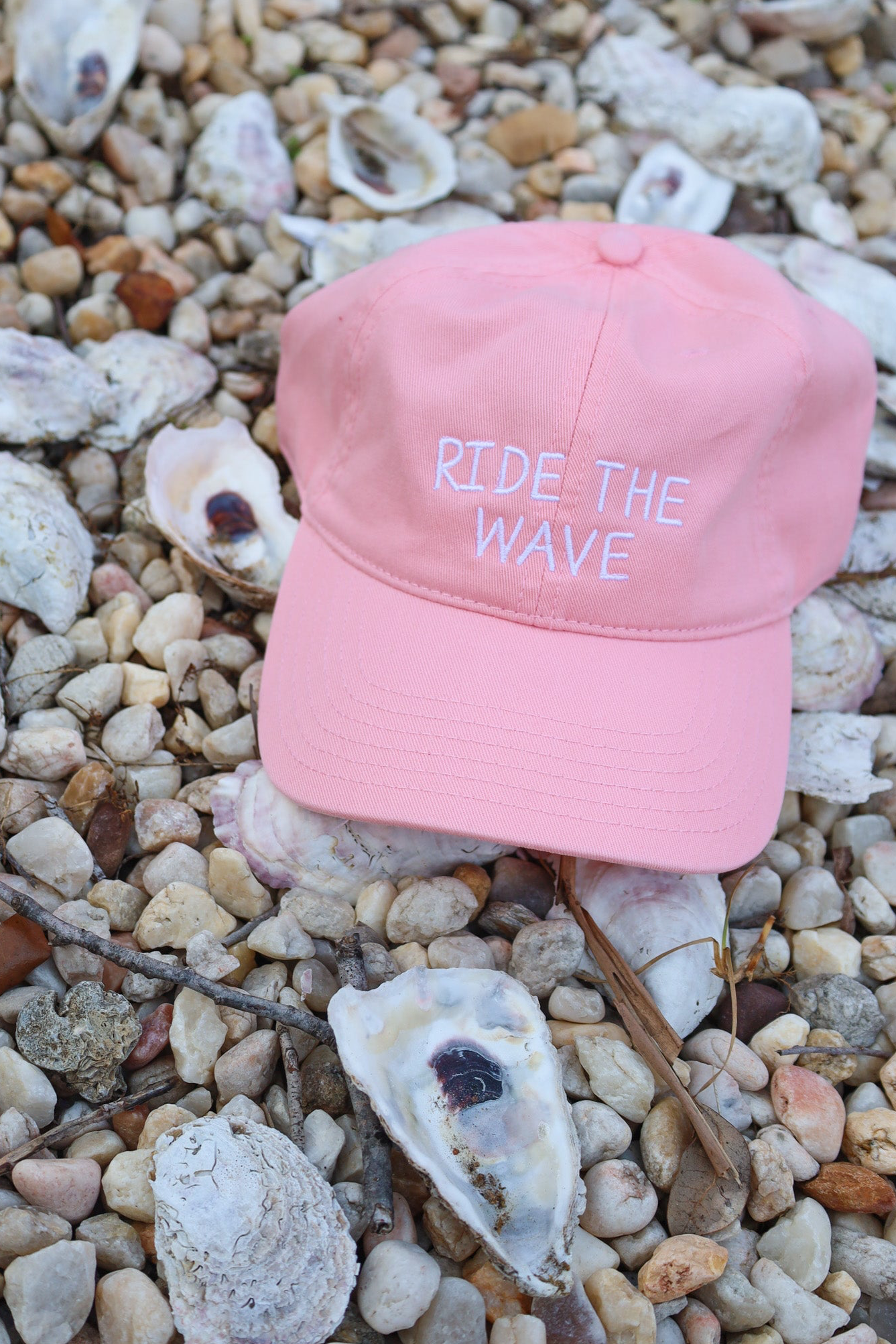Pink ball cap