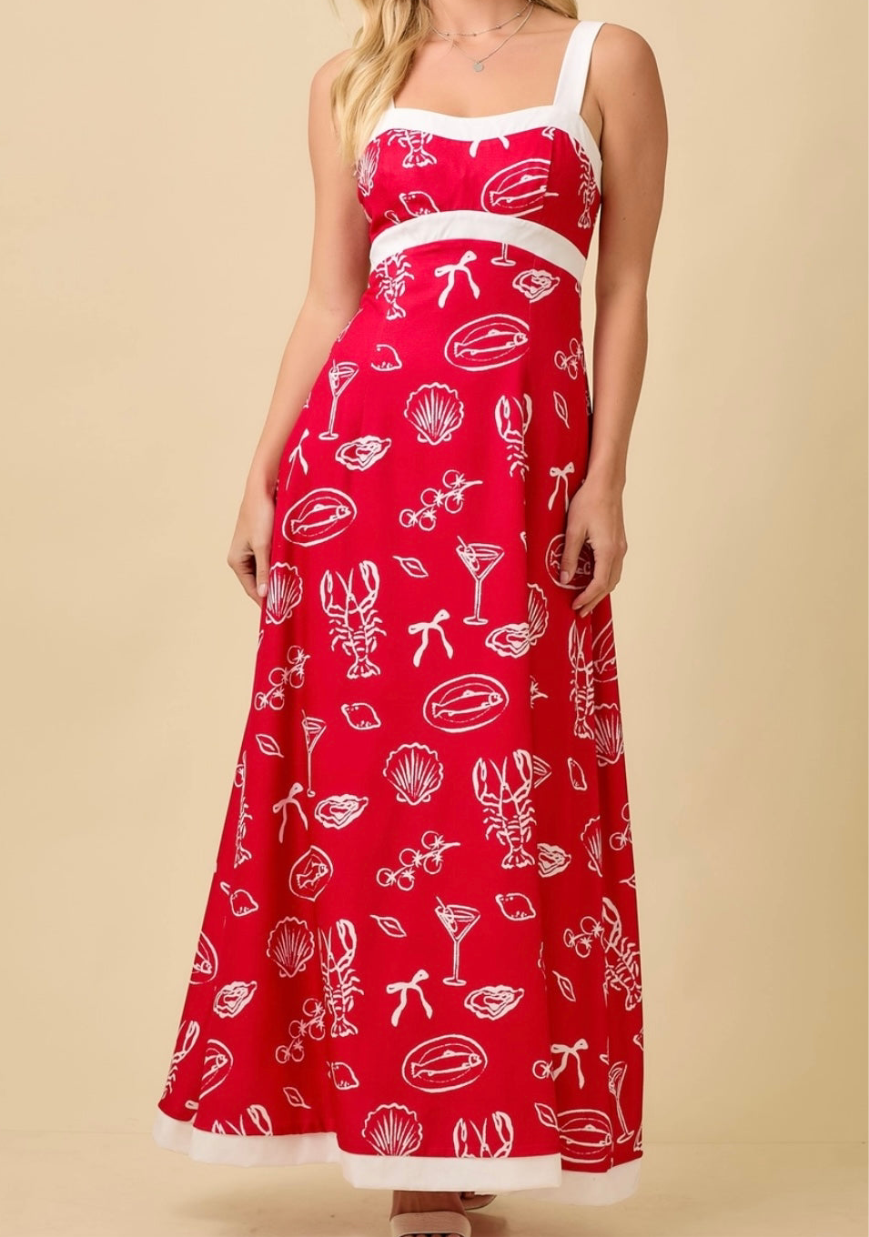Island time lobster dress