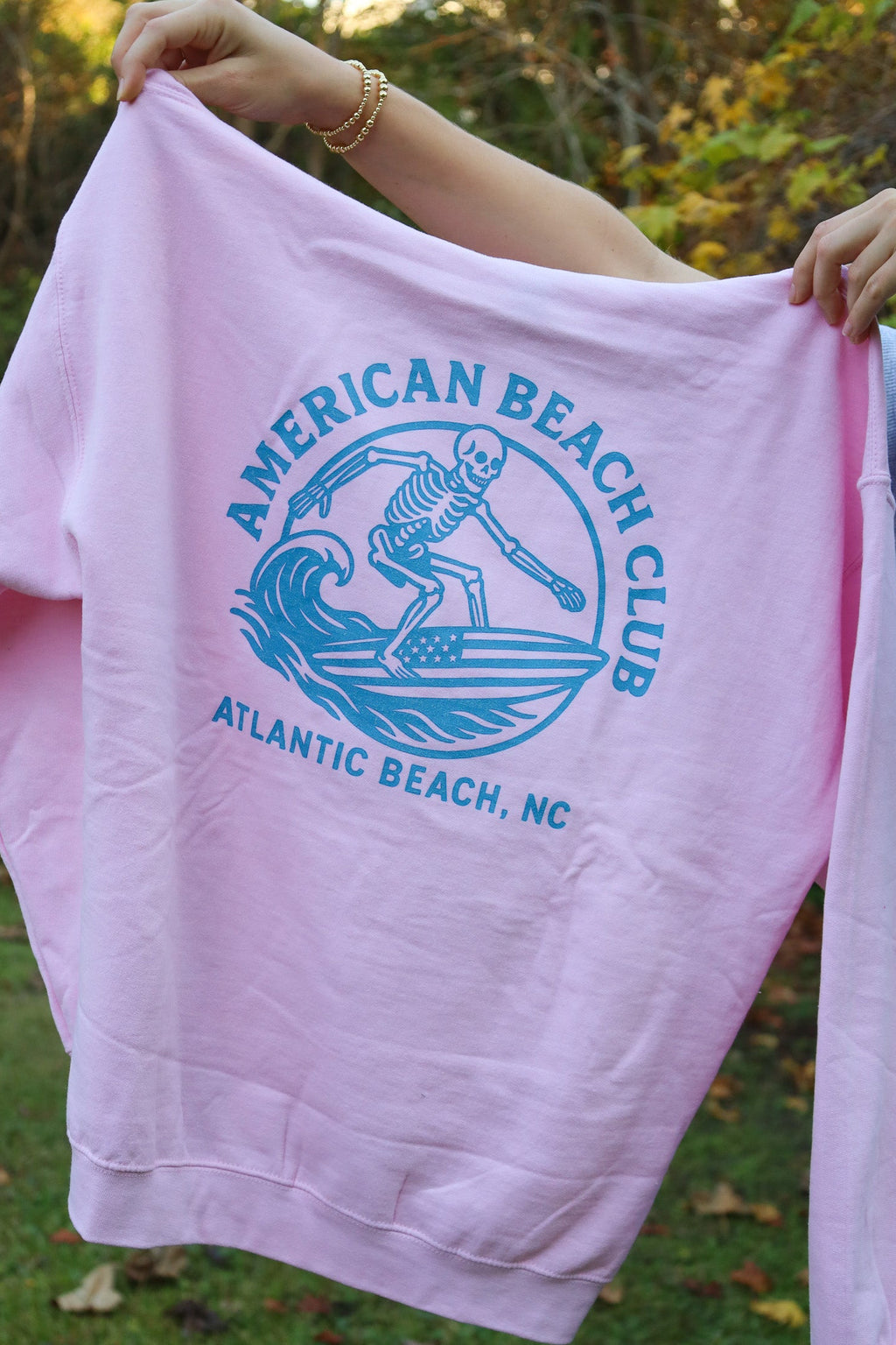 Pink skull sweatshirt