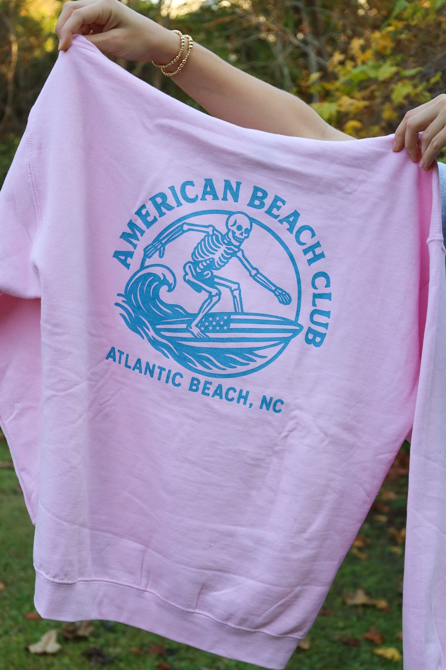 Pink skull sweatshirt