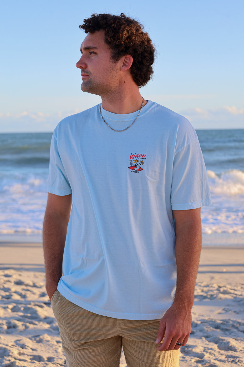 Blue wave chaser tee