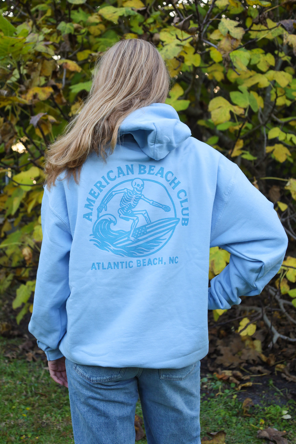 Blue skull sweatshirt
