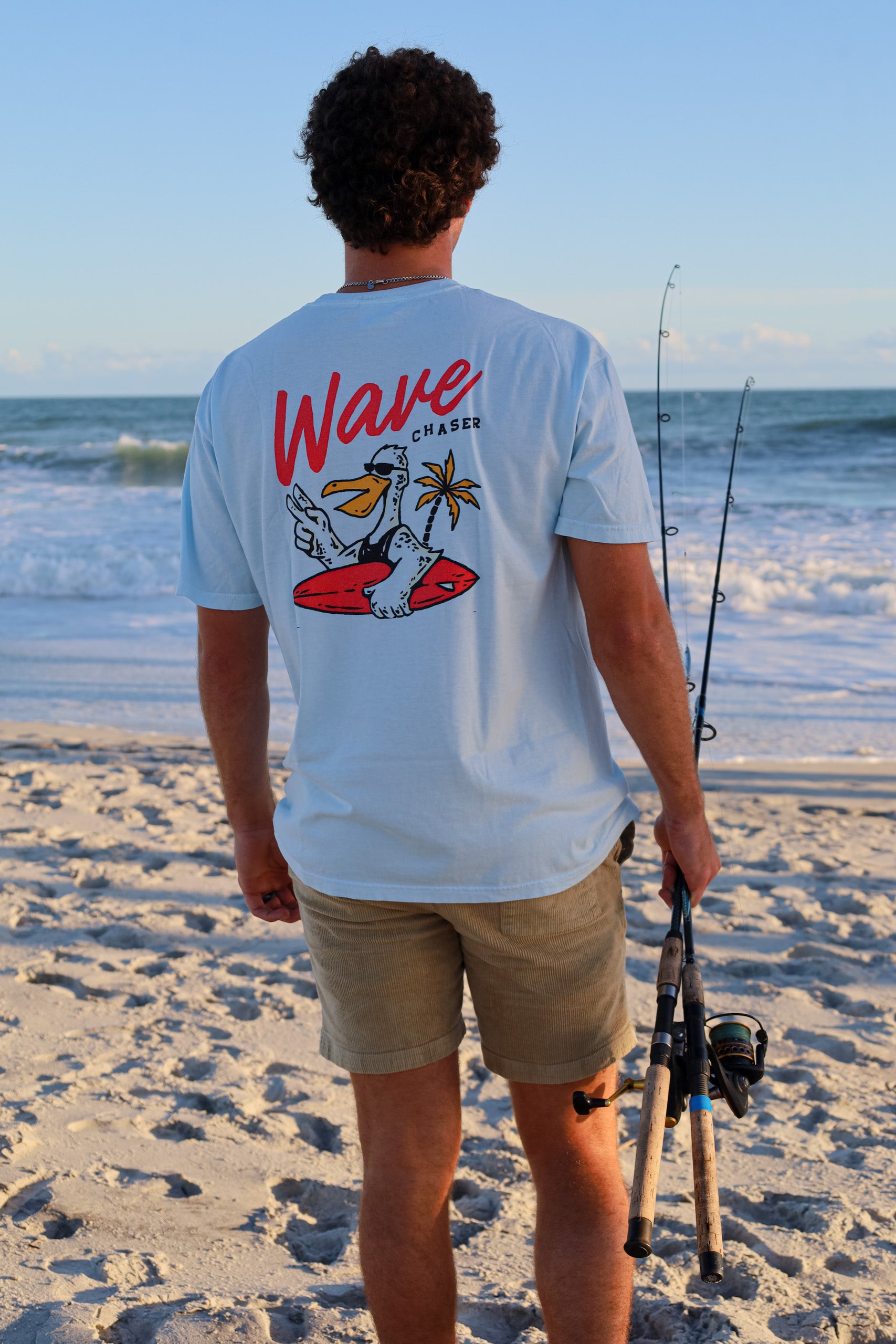 Blue wave chaser tee