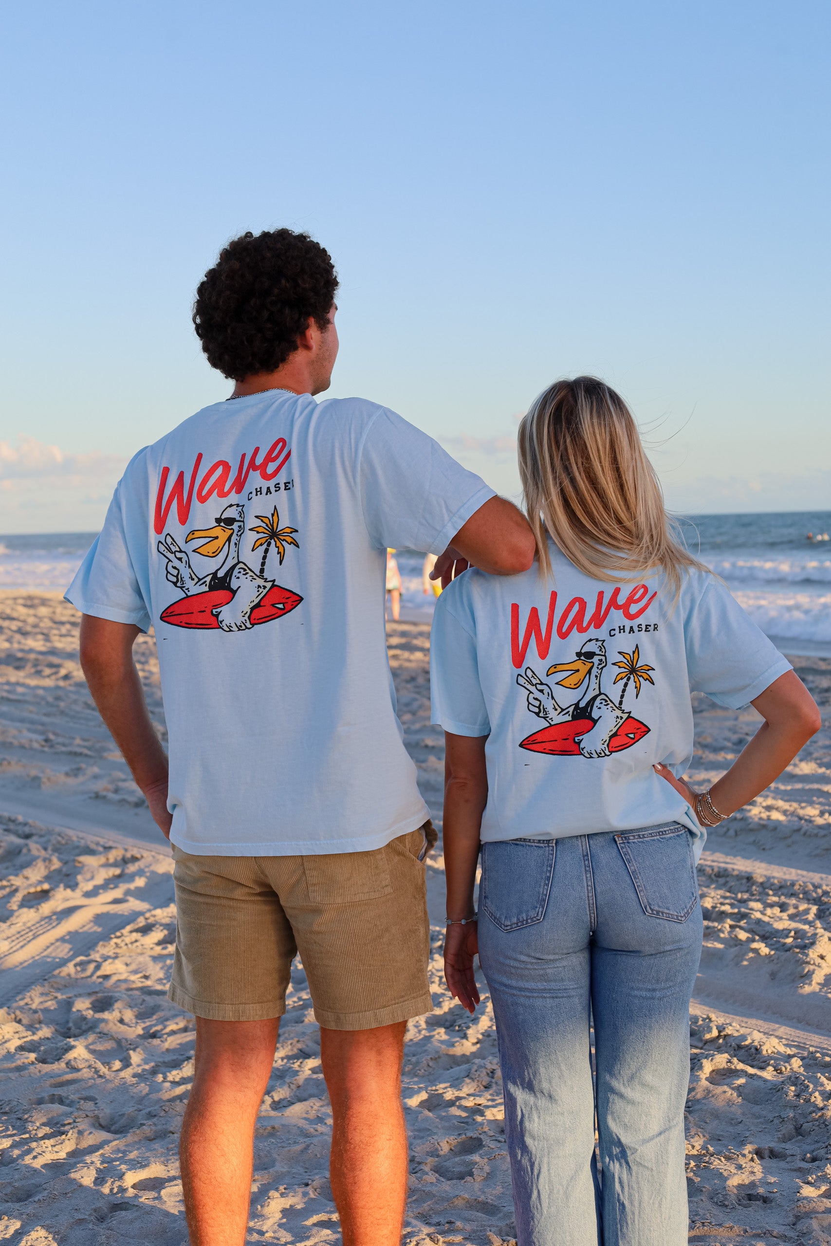 Blue wave chaser tee