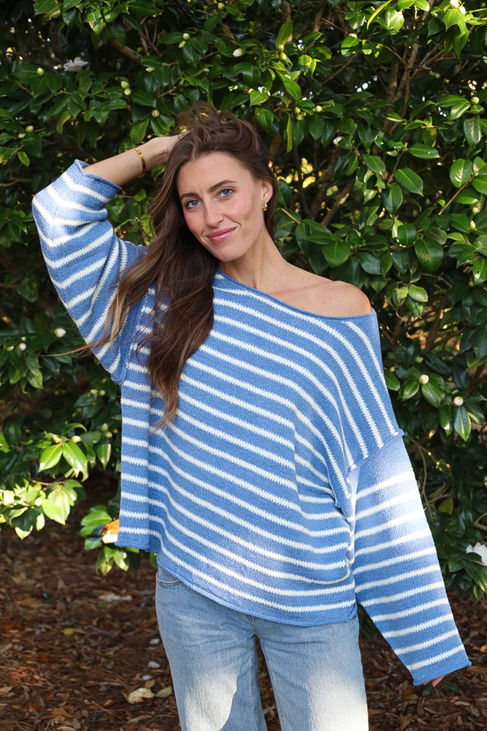 Coastal blue sweater